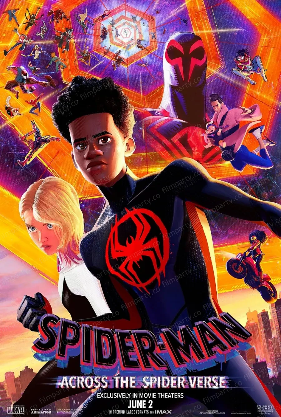 پوستر فیلم مرد عنکبوتی: در سراسر دنیای عنکبوتی (Spider-Man: Across the Spider-Verse 2023) - تماشای آنلاین و دانلود از فیلم پارتی