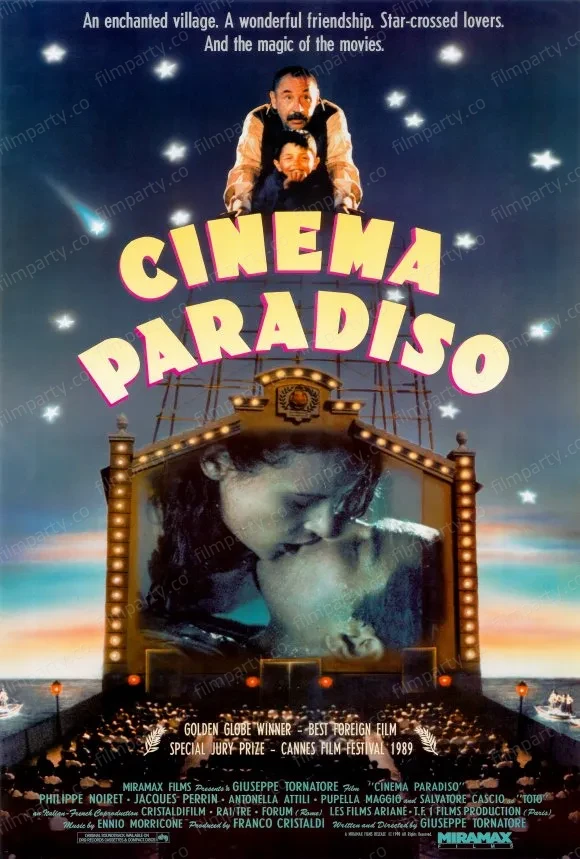 پوستر فیلم سینما پارادیزو (Cinema Paradiso 1988) - تماشای آنلاین و دانلود از فیلم پارتی