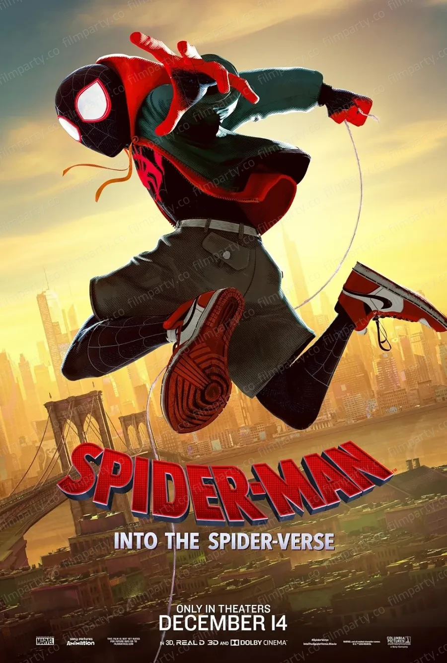 پوستر فیلم مرد عنکبوتی: به درون دنیای عنکبوتی (Spider-Man: Into the Spider-Verse 2018) - تماشای آنلاین و دانلود از فیلم پارتی
