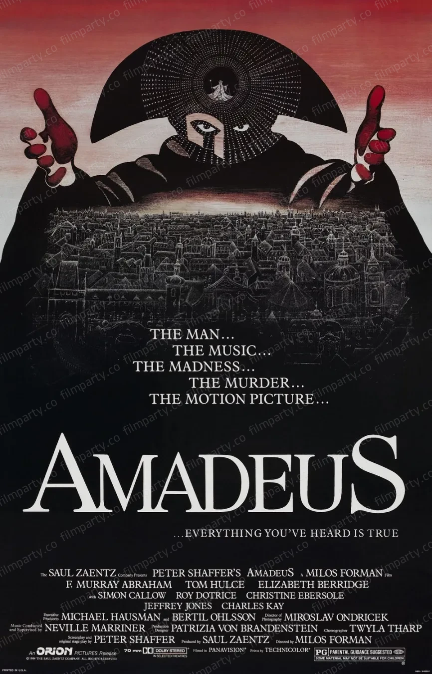 پوستر فیلم آمادئوس (Amadeus 1984) - تماشای آنلاین و دانلود از فیلم پارتی