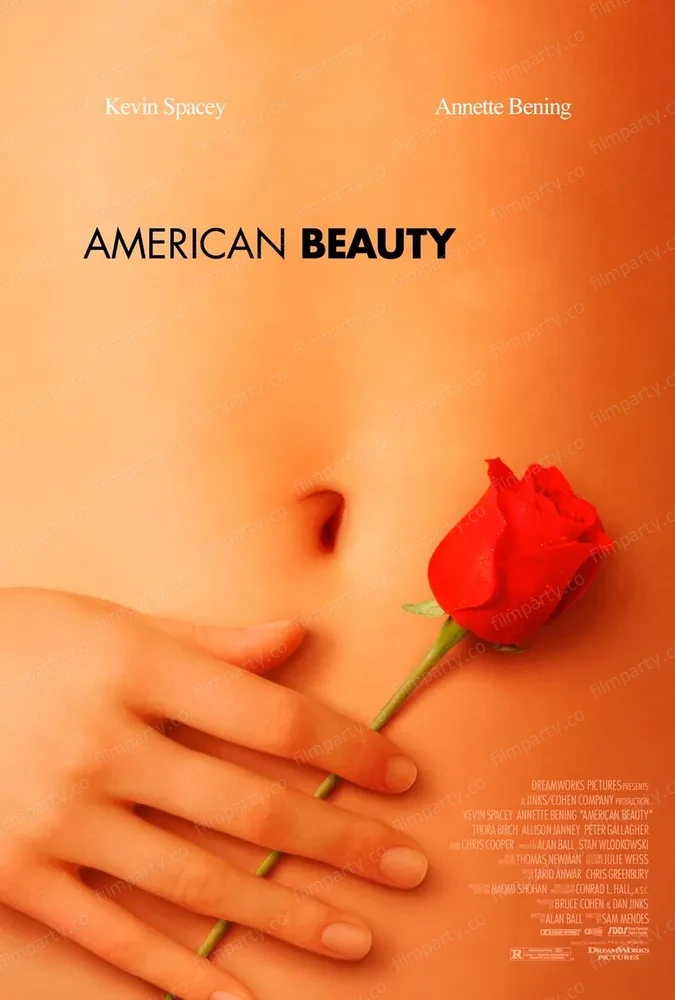 پوستر فیلم زیبایی آمریکایی (American Beauty 1999) - تماشای آنلاین و دانلود از فیلم پارتی