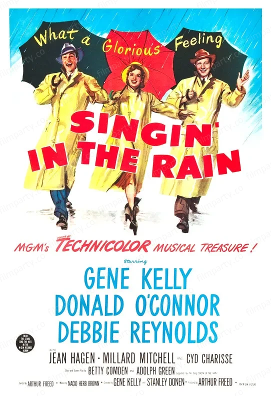 پوستر فیلم آواز در باران (Singin' in the Rain 1952) - تماشای آنلاین و دانلود از فیلم پارتی