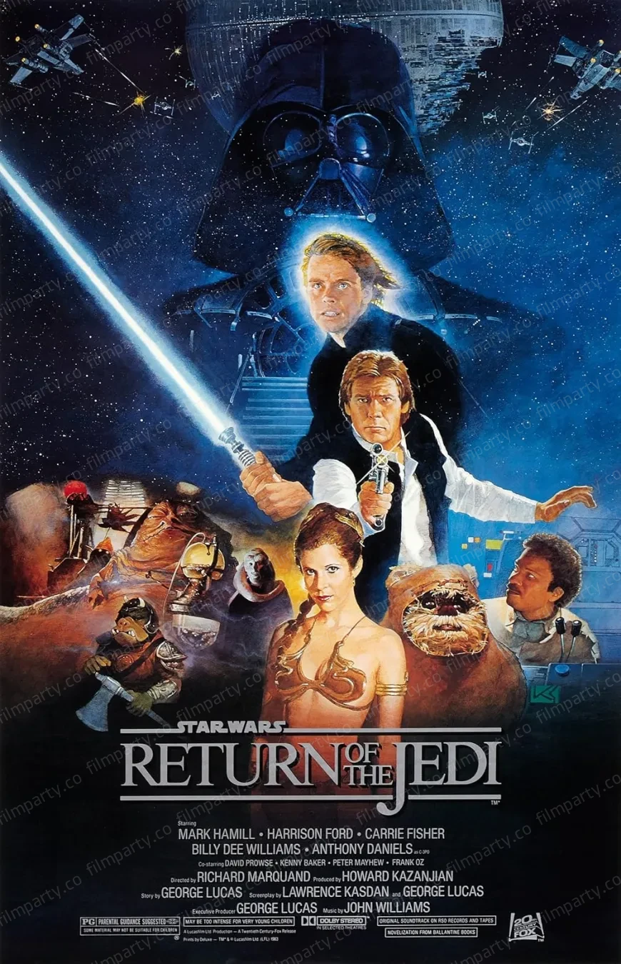 پوستر فیلم جنگ ستارگان: اپیزود ششم - بازگشت جدای (Star Wars: Episode VI - Return of the Jedi 1983) - تماشای آنلاین و دانلود از فیلم پارتی