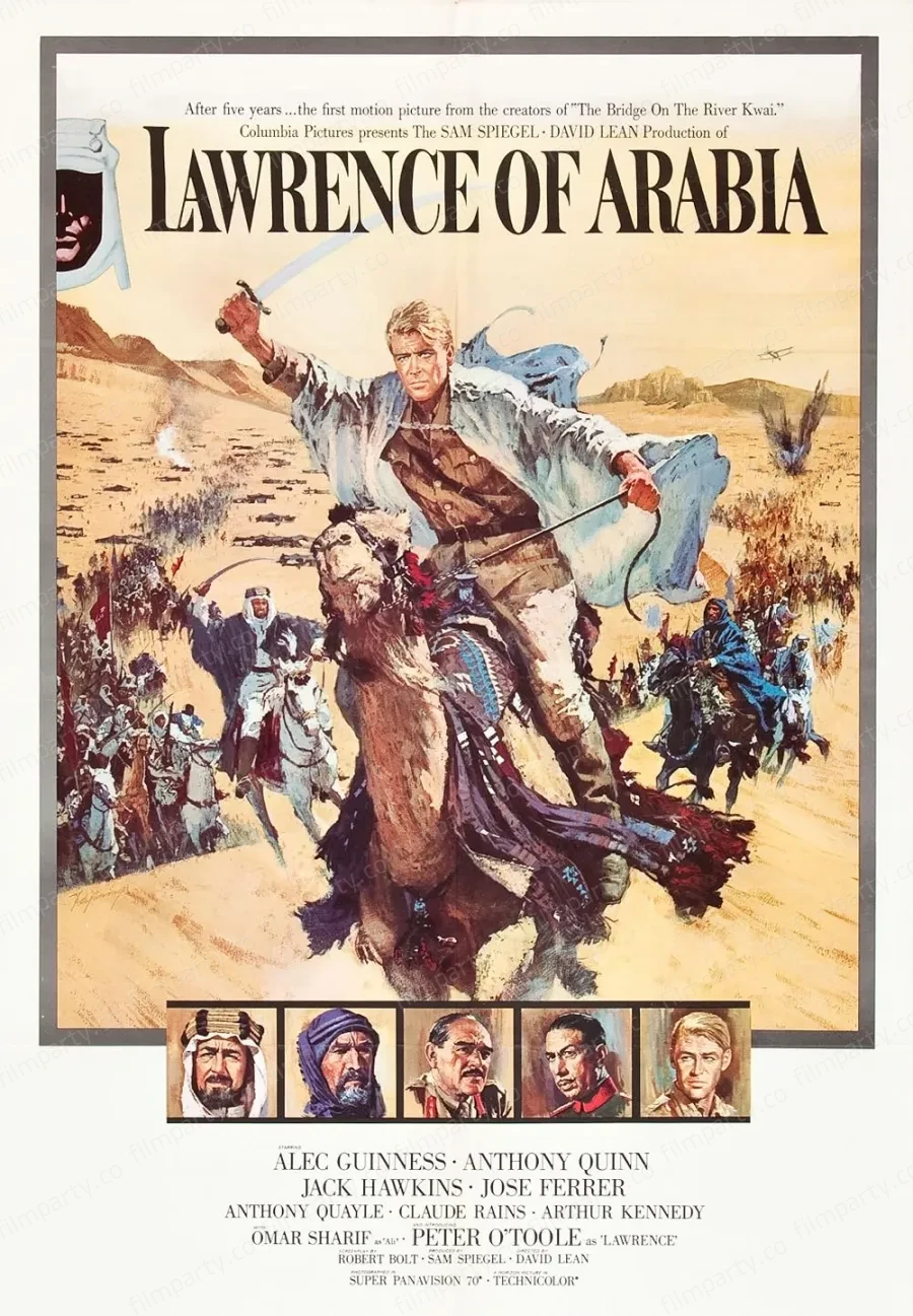 پوستر فیلم لورنس عربستان (Lawrence of Arabia 1962) - تماشای آنلاین و دانلود از فیلم پارتی