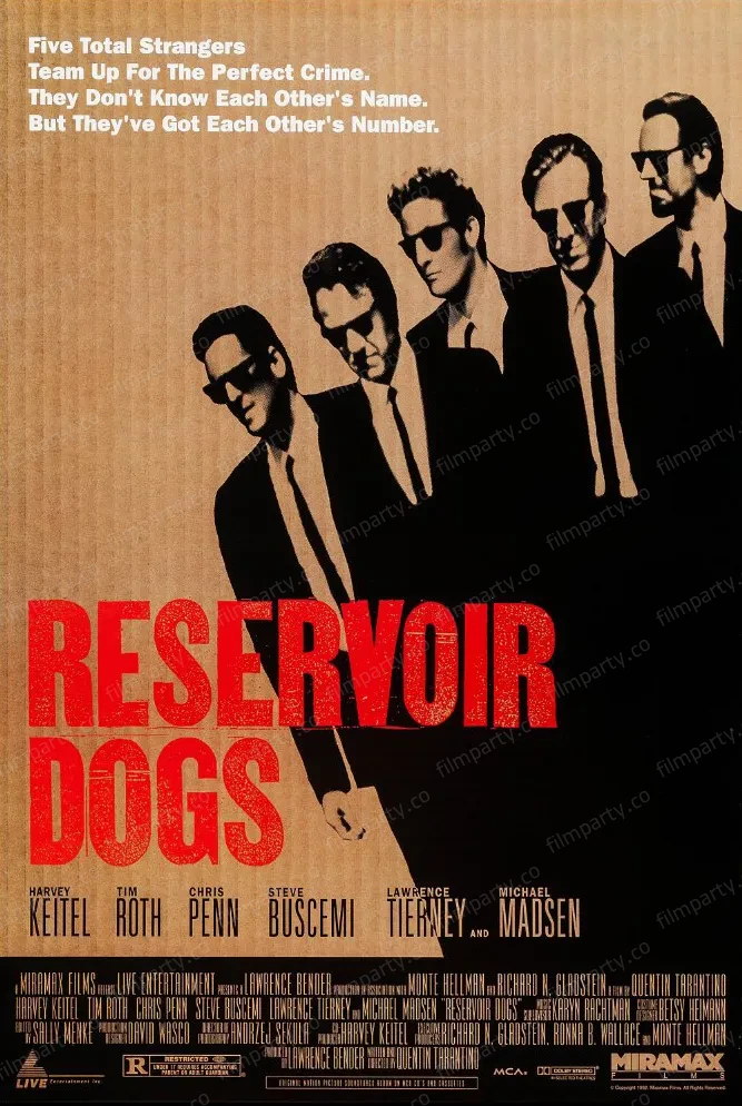 پوستر فیلم سگ‌های انباری (Reservoir Dogs 1992) - تماشای آنلاین و دانلود از فیلم پارتی
