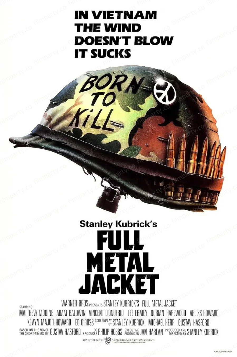 پوستر فیلم غلاف تمام فلزی (Full Metal Jacket 1987) - تماشای آنلاین و دانلود از فیلم پارتی