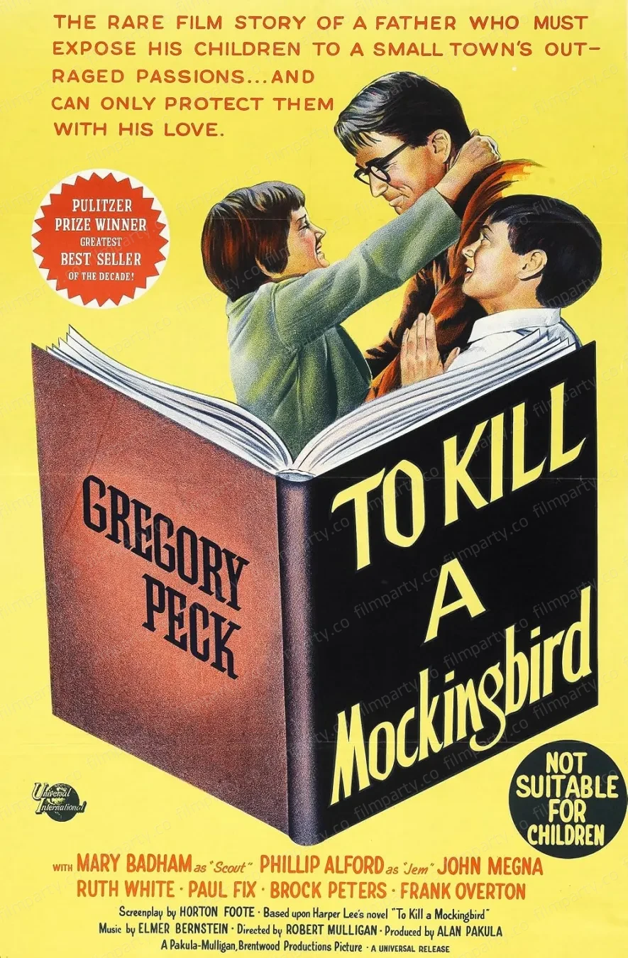 پوستر فیلم کشتن مرغ مقلد (To Kill a Mockingbird 1962) - تماشای آنلاین و دانلود از فیلم پارتی