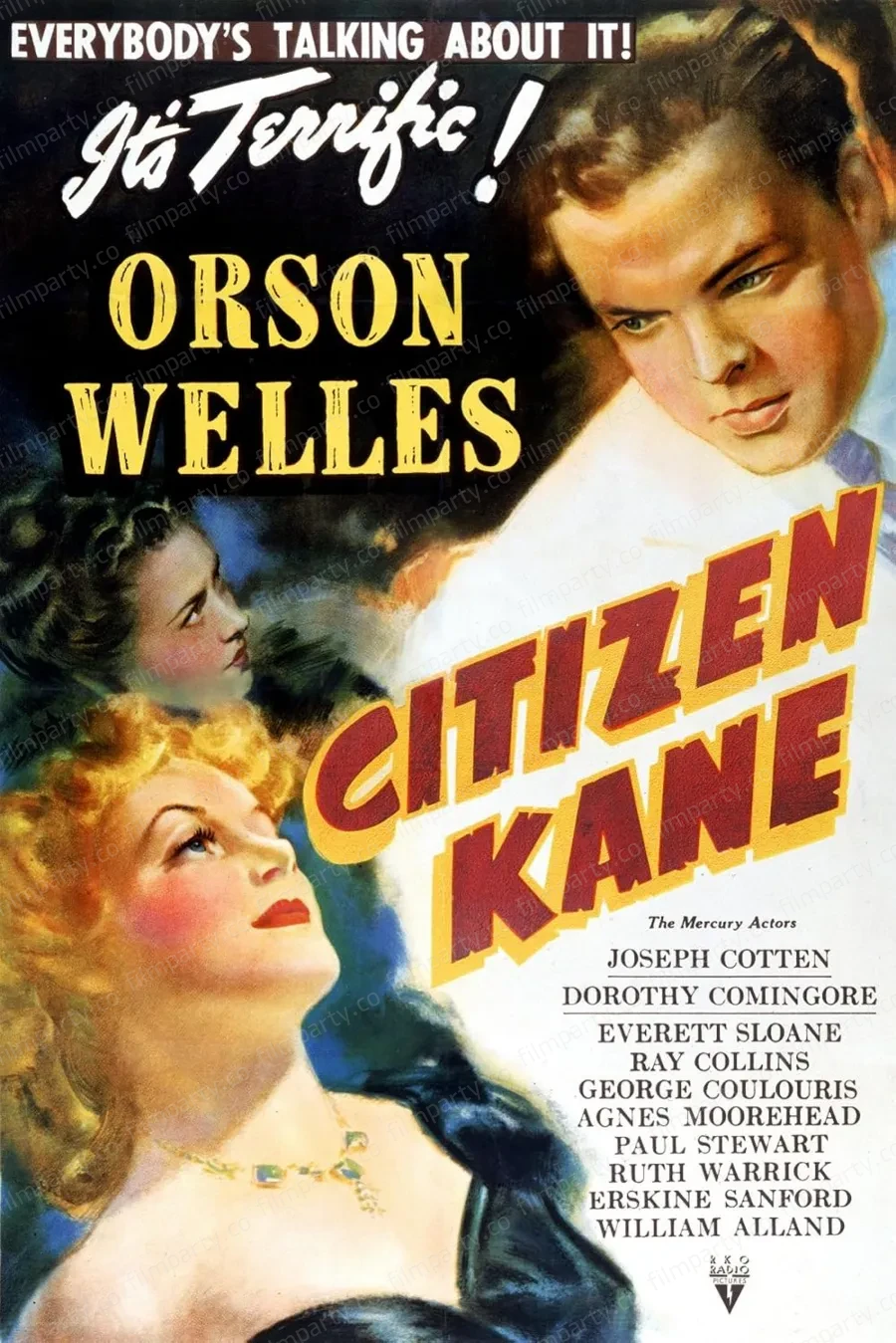 پوستر فیلم همشهری کین (Citizen Kane 1941) - تماشای آنلاین و دانلود از فیلم پارتی