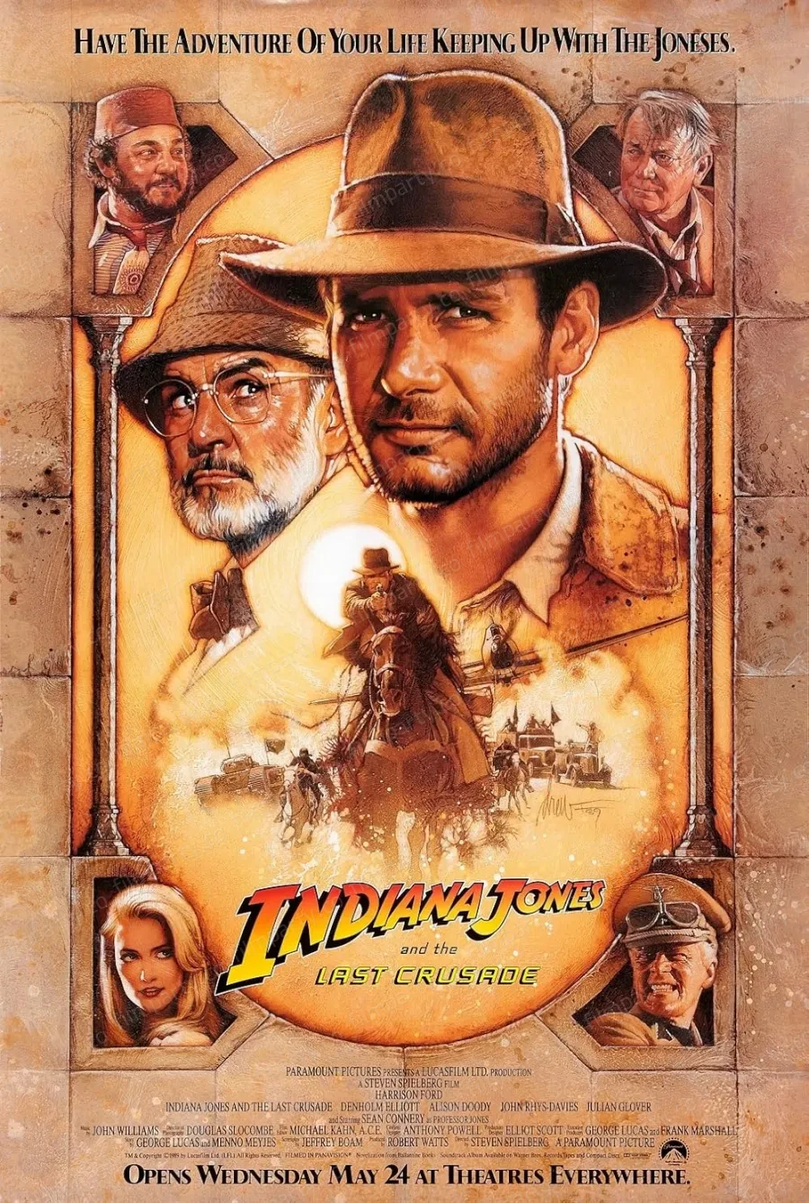 پوستر فیلم ایندیانا جونز و آخرین جنگ صلیبی (Indiana Jones and the Last Crusade 1989) - تماشای آنلاین و دانلود از فیلم پارتی