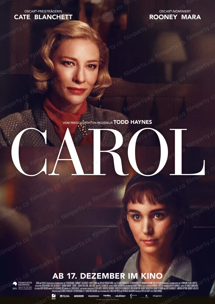 پوستر فیلم کارول (Carol 2015) - تماشای آنلاین و دانلود از فیلم پارتی