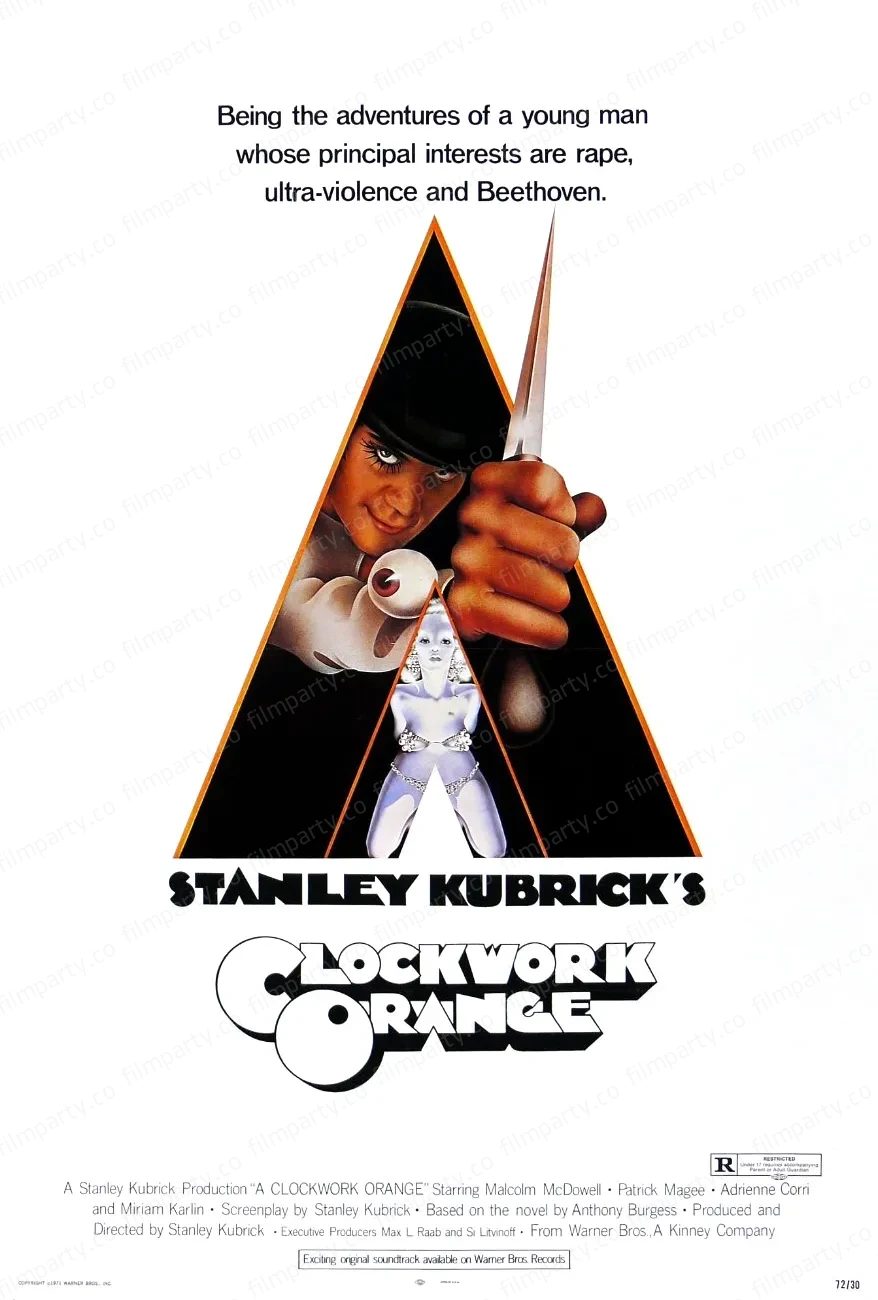 پوستر فیلم پرتقال کوکی (A Clockwork Orange 1971) - تماشای آنلاین و دانلود از فیلم پارتی