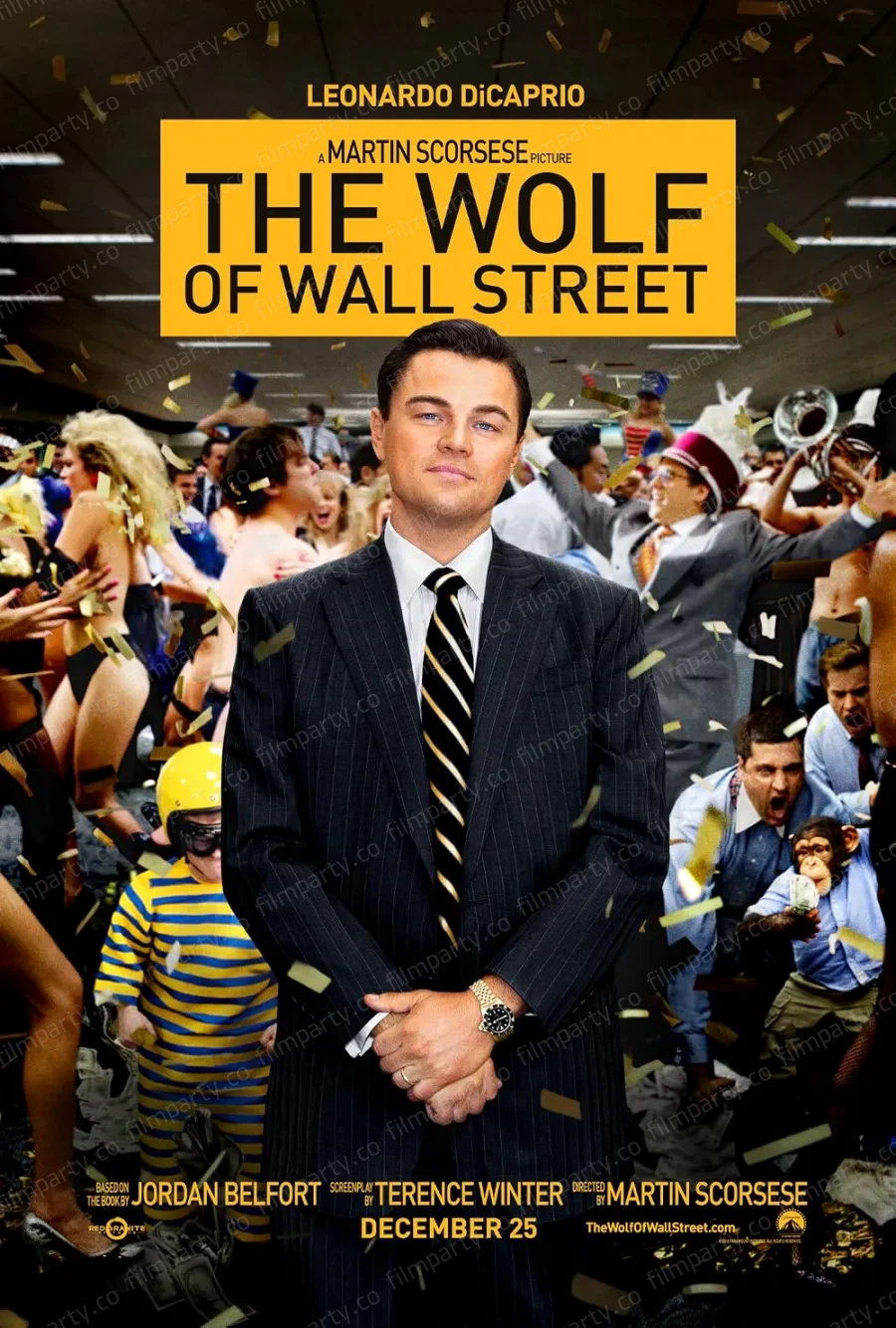 پوستر فیلم گرگ وال استریت (The Wolf of Wall Street 2013) - تماشای آنلاین و دانلود از فیلم پارتی