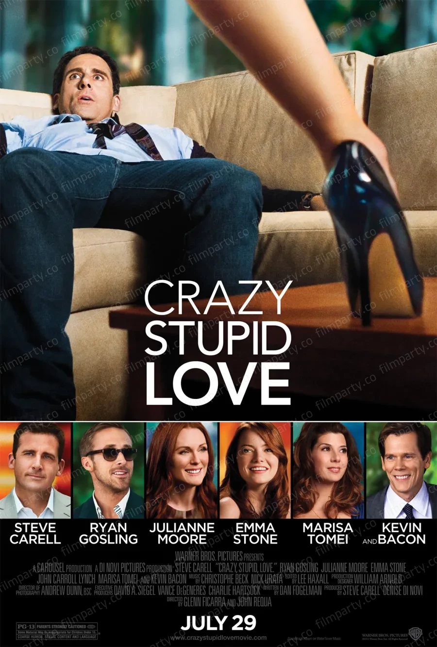 پوستر فیلم دیوانه، احمق، عشق (Crazy, Stupid, Love 2011) - تماشای آنلاین و دانلود از فیلم پارتی