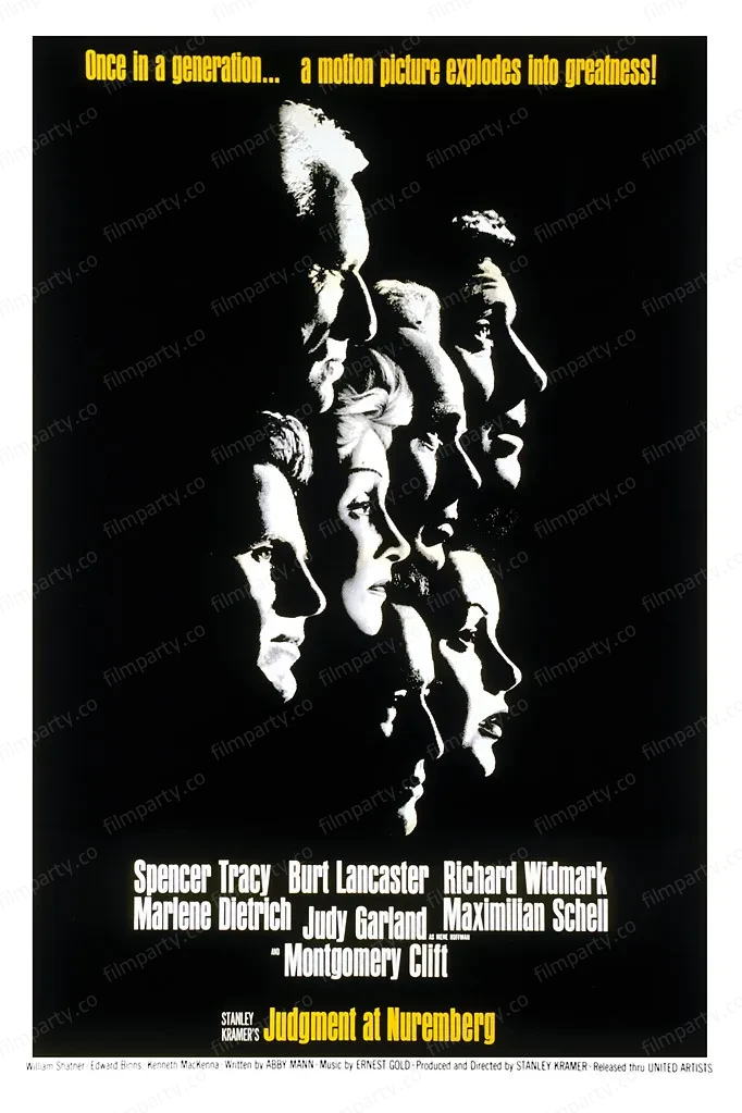 پوستر فیلم محاکمه در نورنبرگ (Judgment at Nuremberg 1961) - تماشای آنلاین و دانلود از فیلم پارتی