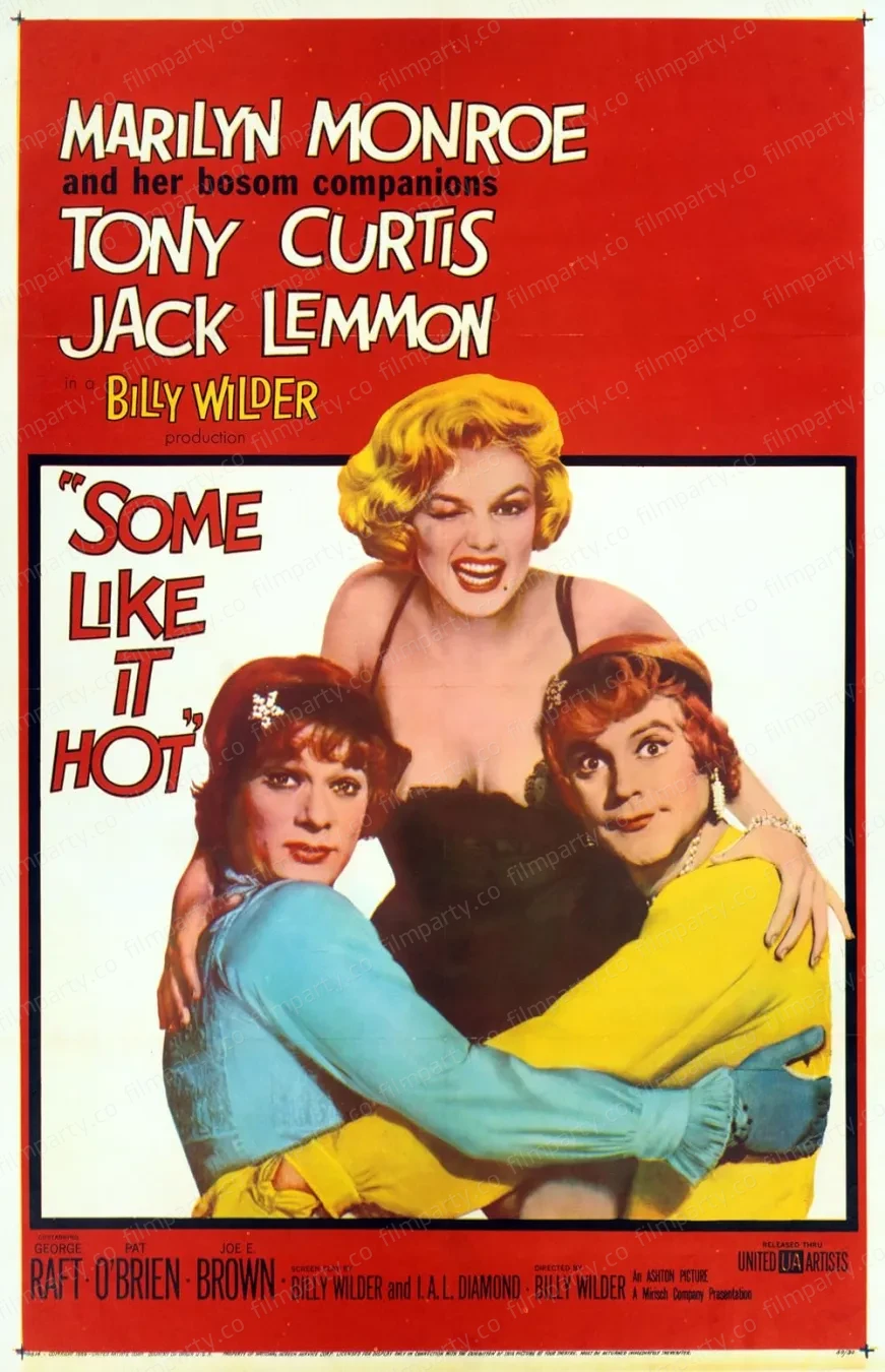 پوستر فیلم بعضی‌ها داغشو دوست دارن (Some Like It Hot 1959) - تماشای آنلاین و دانلود از فیلم پارتی