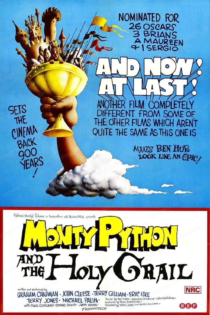 پوستر فیلم مانتی پایتون و جام مقدس (Monty Python and the Holy Grail 1975) - تماشای آنلاین و دانلود از فیلم پارتی