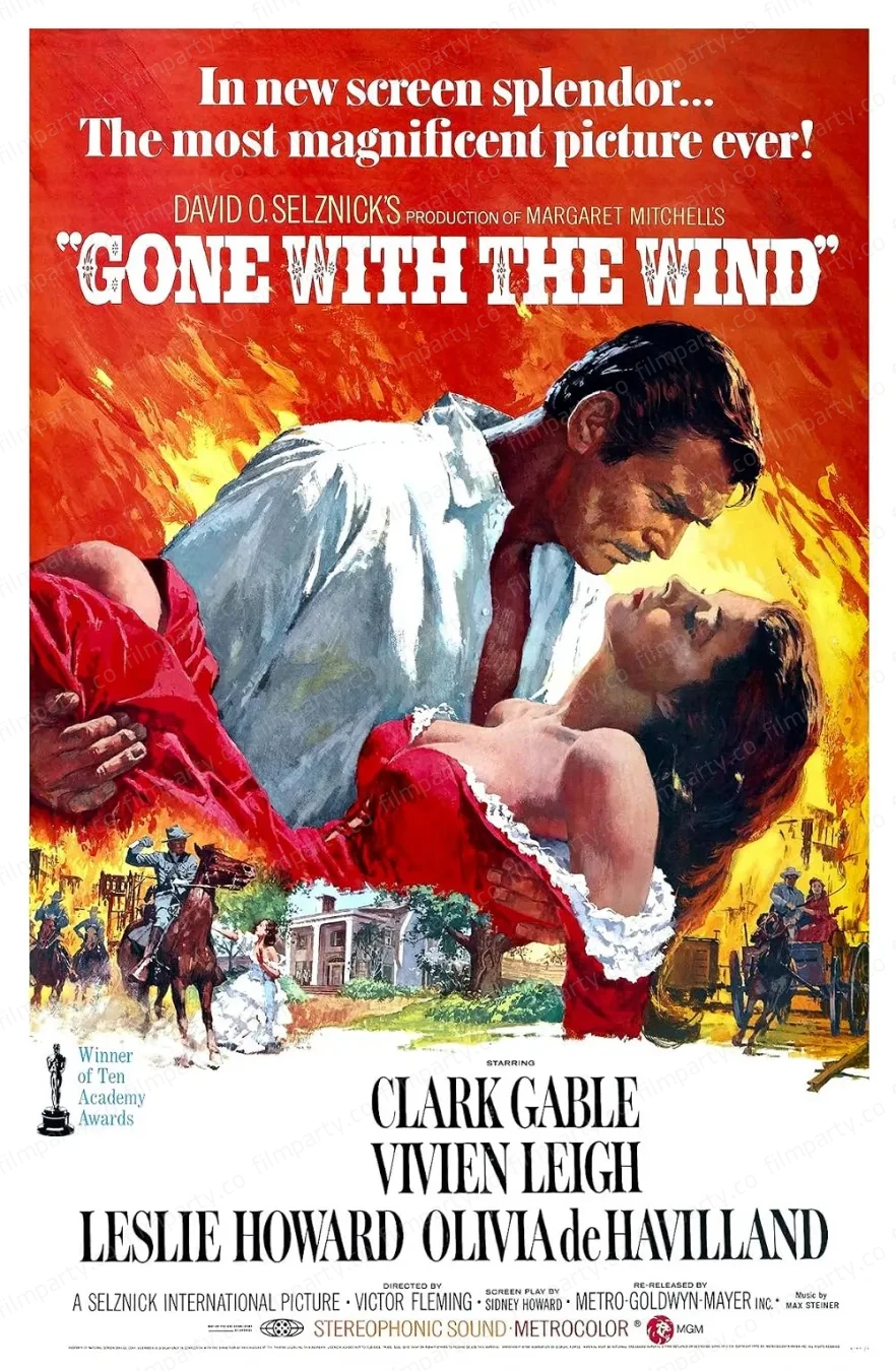 پوستر فیلم بربادرفته (Gone with the Wind 1939) - تماشای آنلاین و دانلود از فیلم پارتی