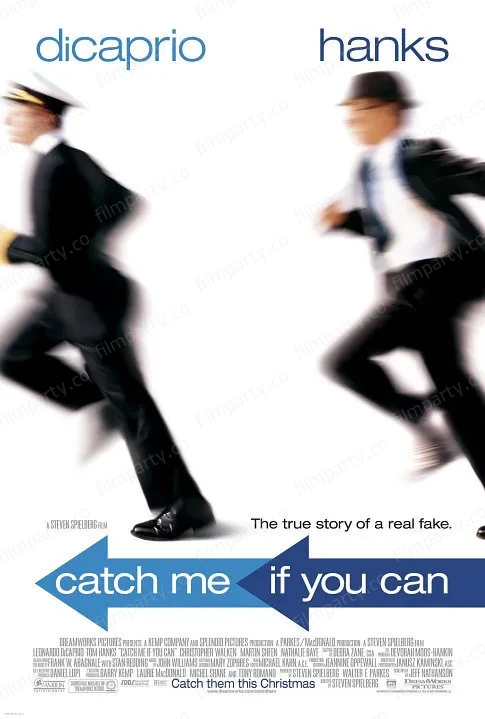 پوستر فیلم اگر می‌توانی مرا بگیر (Catch Me If You Can 2002) - تماشای آنلاین و دانلود از فیلم پارتی