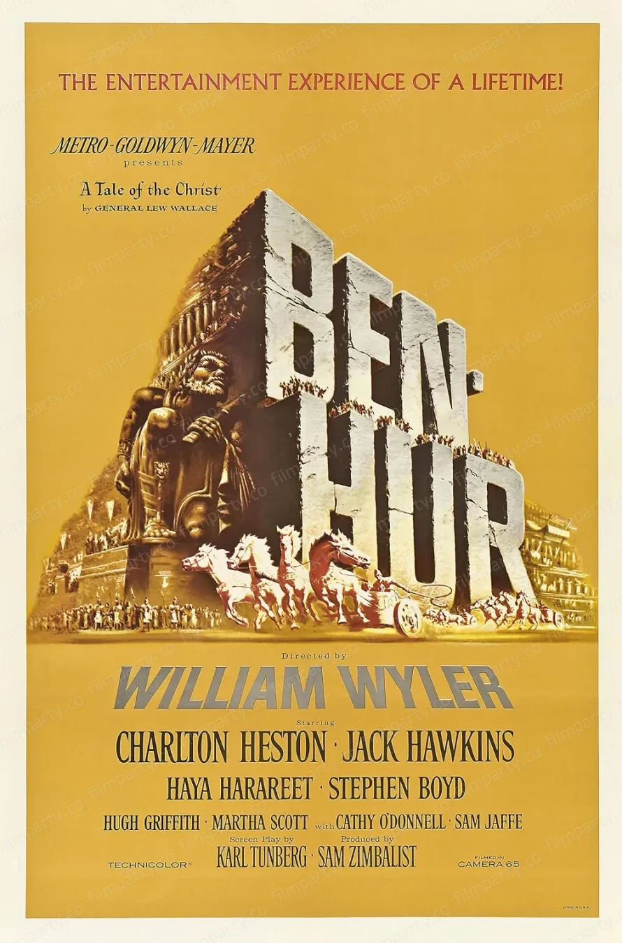 پوستر فیلم بن‌هور (Ben-Hur 1959) - تماشای آنلاین و دانلود از فیلم پارتی