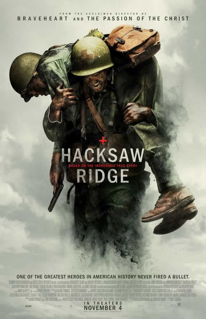 پوستر فیلم ستیغ اره‌ای (Hacksaw Ridge 2016) - تماشای آنلاین و دانلود از فیلم پارتی