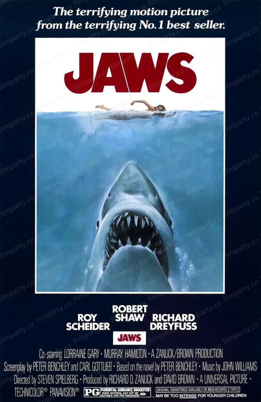 پوستر فیلم آرواره‌ها (Jaws 1975) - تماشای آنلاین و دانلود از فیلم پارتی