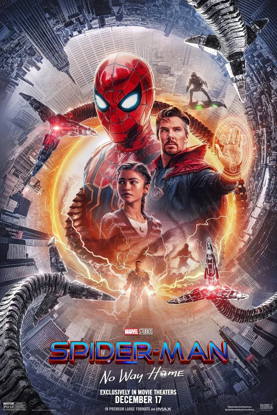 پوستر فیلم مرد عنکبوتی: راهی به خانه نیست (Spider-Man: No Way Home 2021) - تماشای آنلاین و دانلود از فیلم پارتی