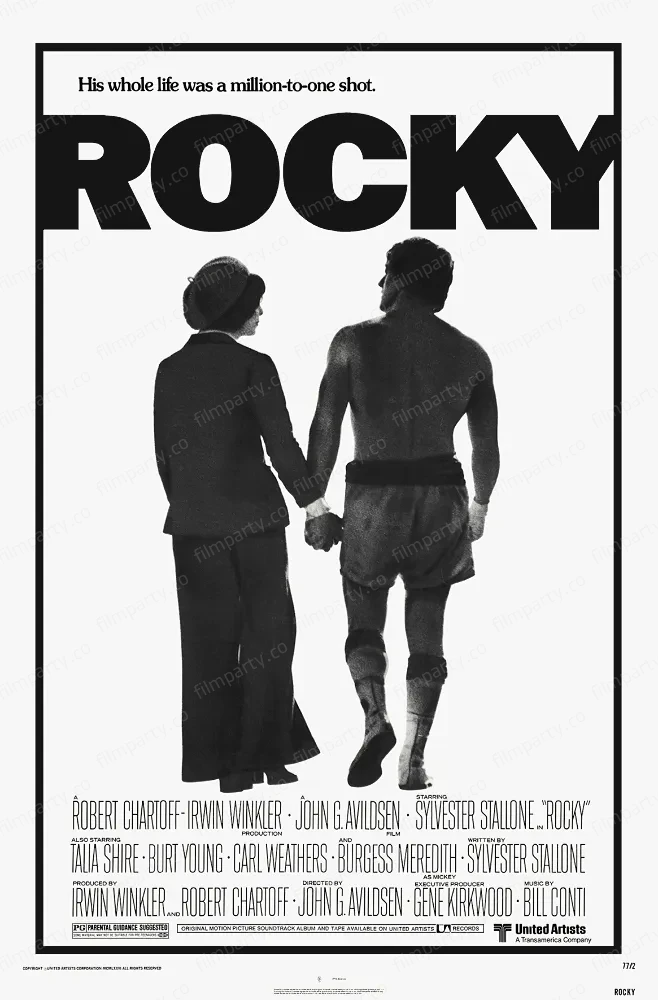 پوستر فیلم راکی (Rocky 1976) - تماشای آنلاین و دانلود از فیلم پارتی