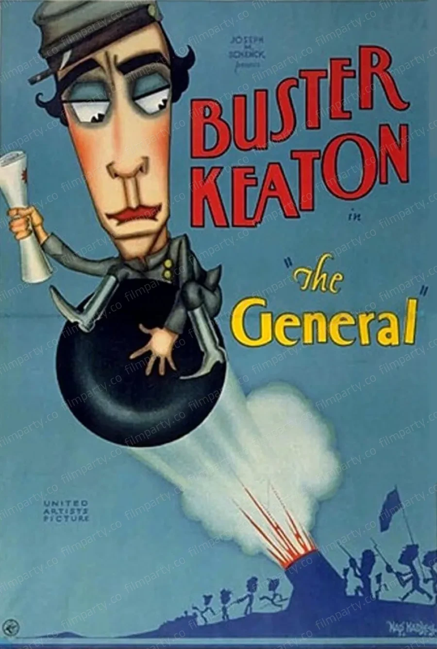 پوستر فیلم ژنرال (The General 1926) - تماشای آنلاین و دانلود از فیلم پارتی