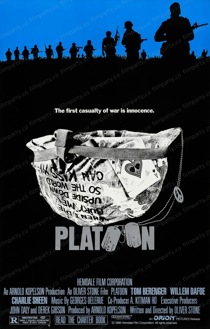پوستر فیلم جوخه (Platoon 1986) - تماشای آنلاین و دانلود از فیلم پارتی