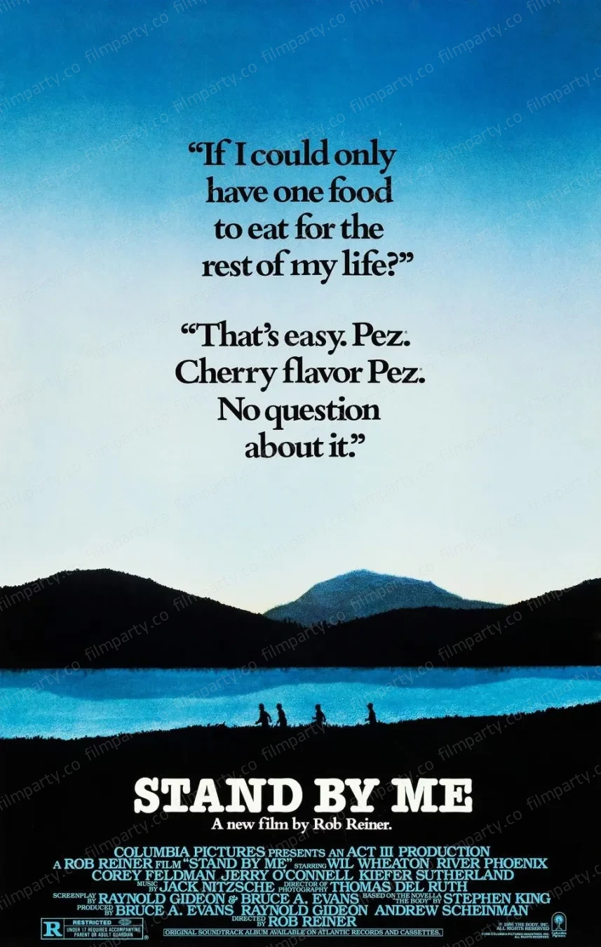 پوستر فیلم در کنارم بمان (Stand by Me 1986) - تماشای آنلاین و دانلود از فیلم پارتی